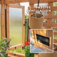 thumbnail image 7 of Backyard Discovery 11'x7' Traditional Cedar Greenhouse - DIY, 7 of 15