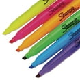 thumbnail image 3 of Sharpie Pocket Style Highlighters, Assorted Ink Colors, Chisel Tip, Assorted Barrel Colors, Dozen, 3 of 4