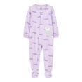 thumbnail image 1 of Carter's Baby & Toddler Girls Fleece Footie Pajama, 1 of 4