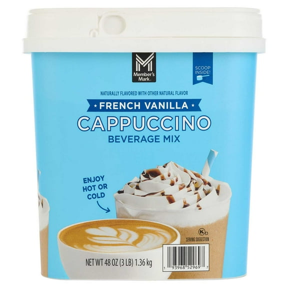 Member's Mark French Vanilla Cappuccino Beverage Mix, 48 oz.