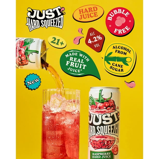 Just Hard Squeezed Hard Juice Variety Pack, 12 fl. oz. can, 12 pk