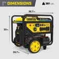 thumbnail image 5 of 16,875/13,500-Watt Electric Start Tri Fuel Home Backup Portable Generator with CO Shield, 5 of 15