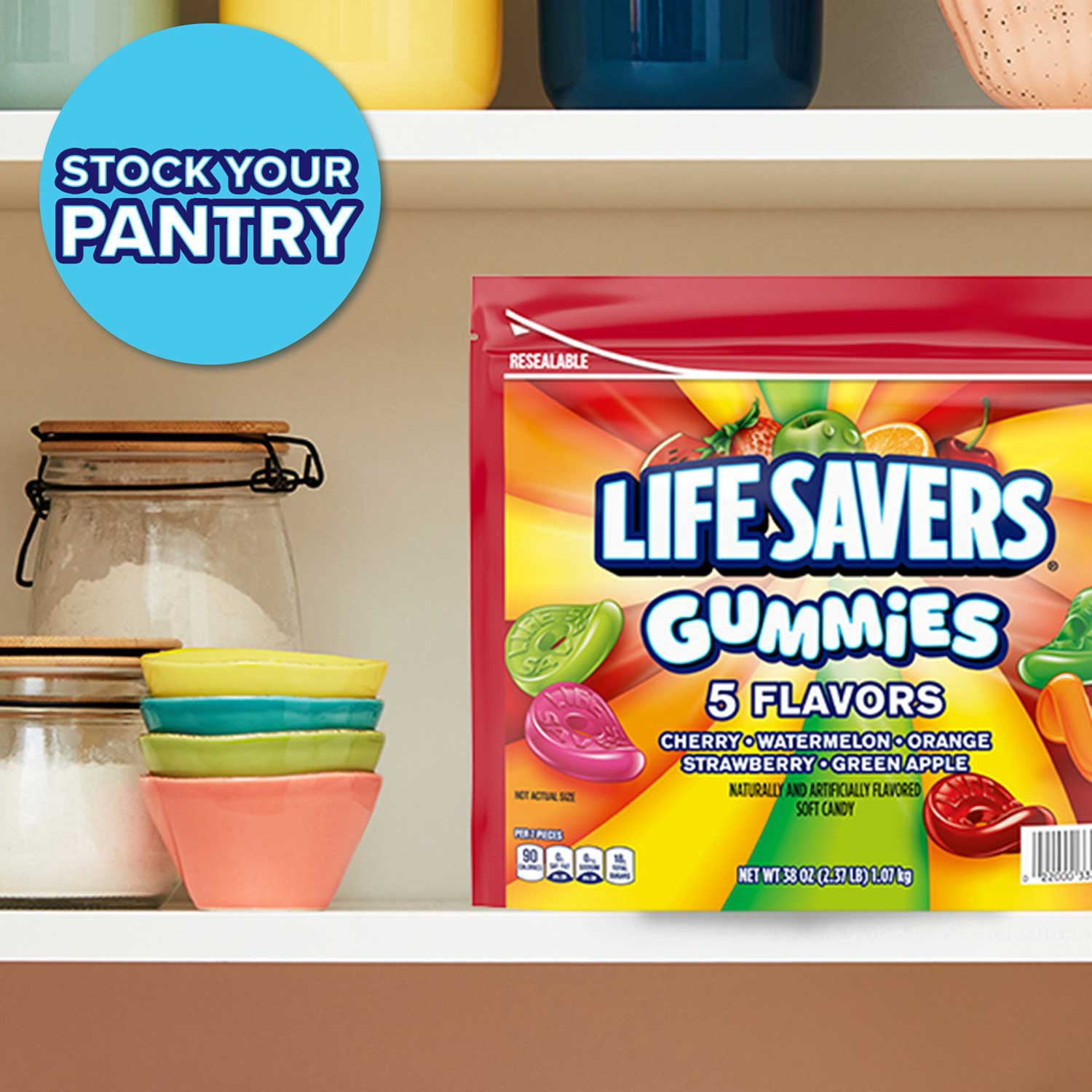 Life Savers Gummies 5 Flavors Gummy Candy, 38 oz. - Samsclub.com