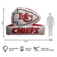 thumbnail image 4 of Logo Brands Kansas City Chiefs Pre-Lit 7’x10’ Team Inflatable, 4 of 6