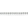 thumbnail image 3 of Lab White Sapphire Tennis Bracelet in Sterling Silver, 3 of 6
