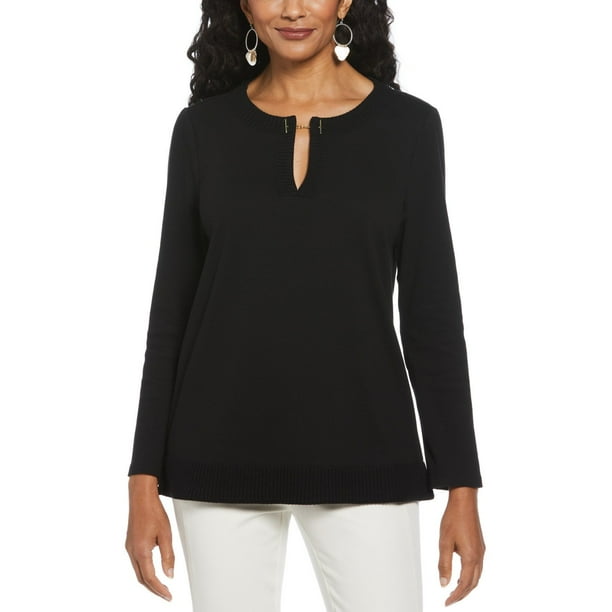 Rafaella Women's Long-Sleeve V-Neck Top - Samsclub.com