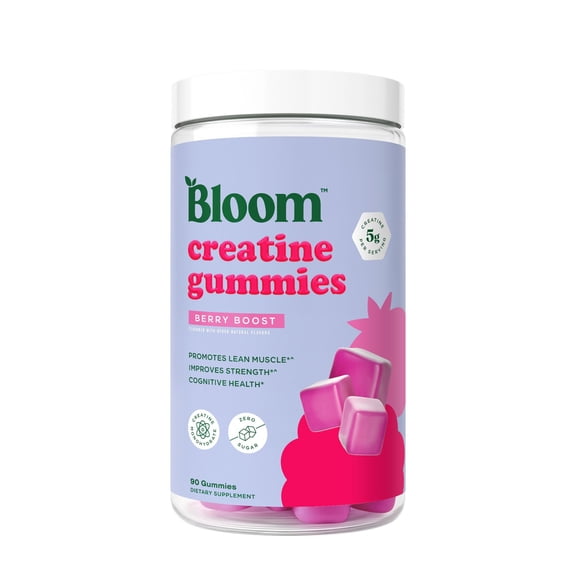 Bloom Nutrition Creatine Gummies Berry Boost, 90 ct.