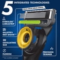 thumbnail image 2 of Gillette Labs Official Chargers Licensed Men's Razor, Handle + 8 Cartridges, 2 of 10