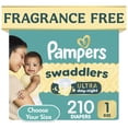 thumbnail image 1 of Pampers Swaddlers Ultra Diapers, Sizes Newborn-8, 1 of 13