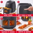 thumbnail image 6 of Dash Tasti-Crisp Infrared Digital 6QT Air Fryer, 6 of 10