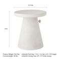 thumbnail image 3 of Member's Mark 24" Medium White Umbrella Table, 3 of 4