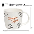 thumbnail image 3 of Logo Brands Clemson Tigers 18oz Playmaker Mug Bundle, 3 of 4