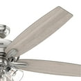thumbnail image 2 of Hunter 60" Dondra Ceiling Fan With LED Light Kit And Pull Chain, Choose Color, 2 of 11