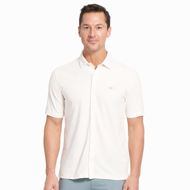 Greg Norman Men's Button Front Polo