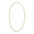 thumbnail image 2 of Sparkle Rope Chain Hollow Necklace in 14K Gold, 2 of 6
