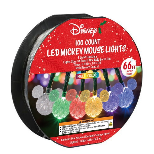 Disney Mickey LED Lights, 100 Count - Samsclub.com