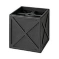 thumbnail image 2 of Member's Mark 20" Matte Black Square Umbrella Stand Planter, 2 of 3