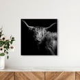 thumbnail image 3 of A Cow Square Rustic Farmhouse Canvas Print by Oliver Gal Prints, 3 of 5