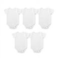 thumbnail image 2 of Member's Mark Baby 5-Pack Organic Cotton White Bodysuit, 2 of 4