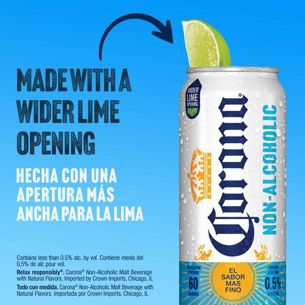 Corona Extra Non-Alcoholic Lager Beer, 12 fl. oz. can, 12 pk