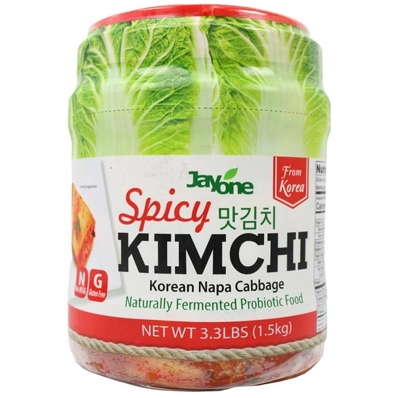 Jayone Fresh Korean Napa Cabbage Kimchi, 3.3 lbs.