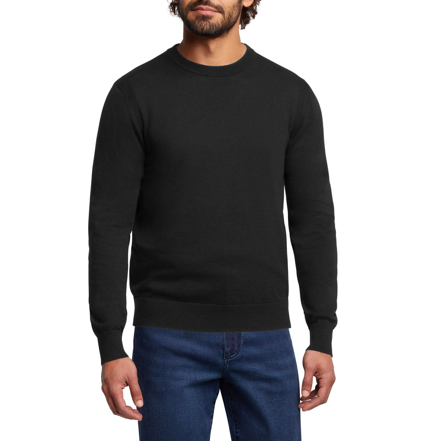 CREW-NECK S/S SWEATER / BLACK サイズ5 Express Men's Lightweight Sweater - Samsclub.com