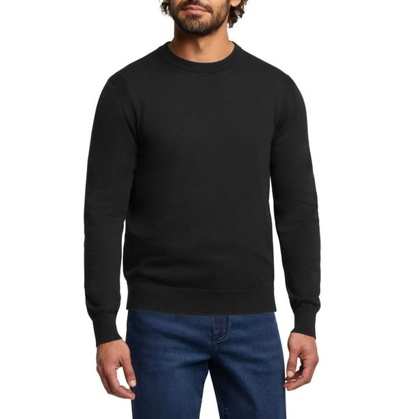 【ブラック（01）】Crewneck Light Sweater Express Men's Lightweight Sweater - Samsclub.com