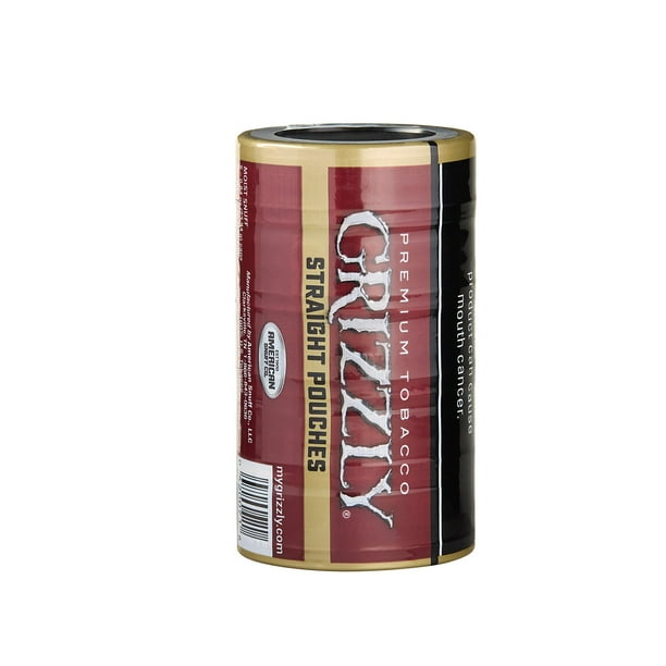 grizzly tobacco com Grizzly Straight Moist Tobacco Pouches 0.84 oz., 5 pk