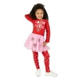 thumbnail image 2 of Counting Daisies Toddler Girls Holiday Tutu Set, 2 of 9