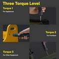 thumbnail image 5 of HOTO 3.6V Electric Screwdriver Tool Kit, Rechargeable, Magnetic Case Lid, 3 Torque Settings, 1500mAh Battery, LED Light, 5 of 11