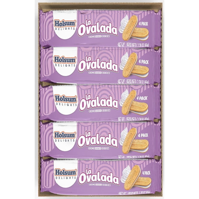 Holsum Delights La Ovalada, Creme Sandwich Cookies, 2.29 oz., 10 pk.