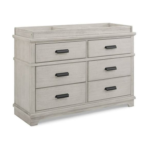 Simmonds Kids, Asher 6 Drawer Dresser with Changing Top and Interlocking Drawers