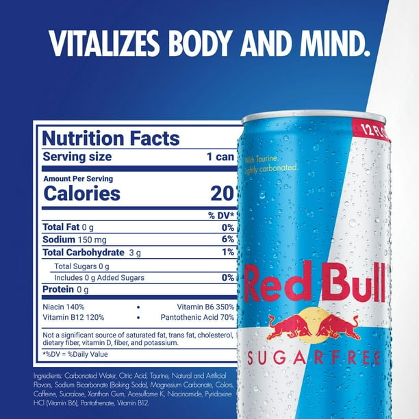 Red Bull Sugar-Free Energy Drink 12 fl. oz., 24 pk