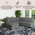 thumbnail image 2 of Rory Fabric 6-Piece Modular Sectional, Assorted Colors, 2 of 14