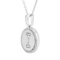 thumbnail image 2 of Diamond Initial Pendant Necklace in Sterling Silver, 2 of 5