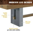 thumbnail image 7 of Barrington Urban 9 ft. Shuffleboard Table With Scratch-Resistant Playfield and 8 Puck Set with Bonus Dartboard, 7 of 9