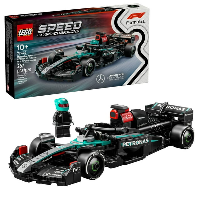 LEGO Speed Champions Mercedes-AMG F1 W15 Race Car Building Toy, 267 pc.