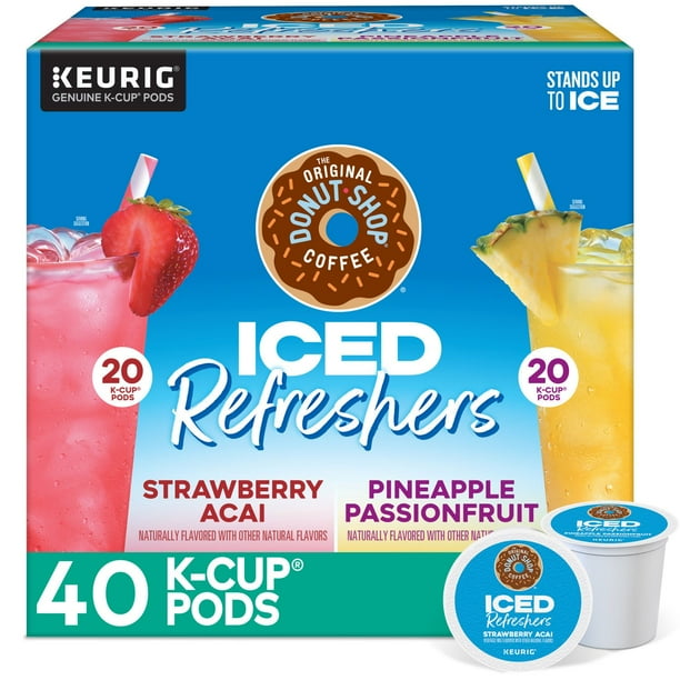 The Original Donut Shop Iced Refreshers, Variety Pack, 40 ct