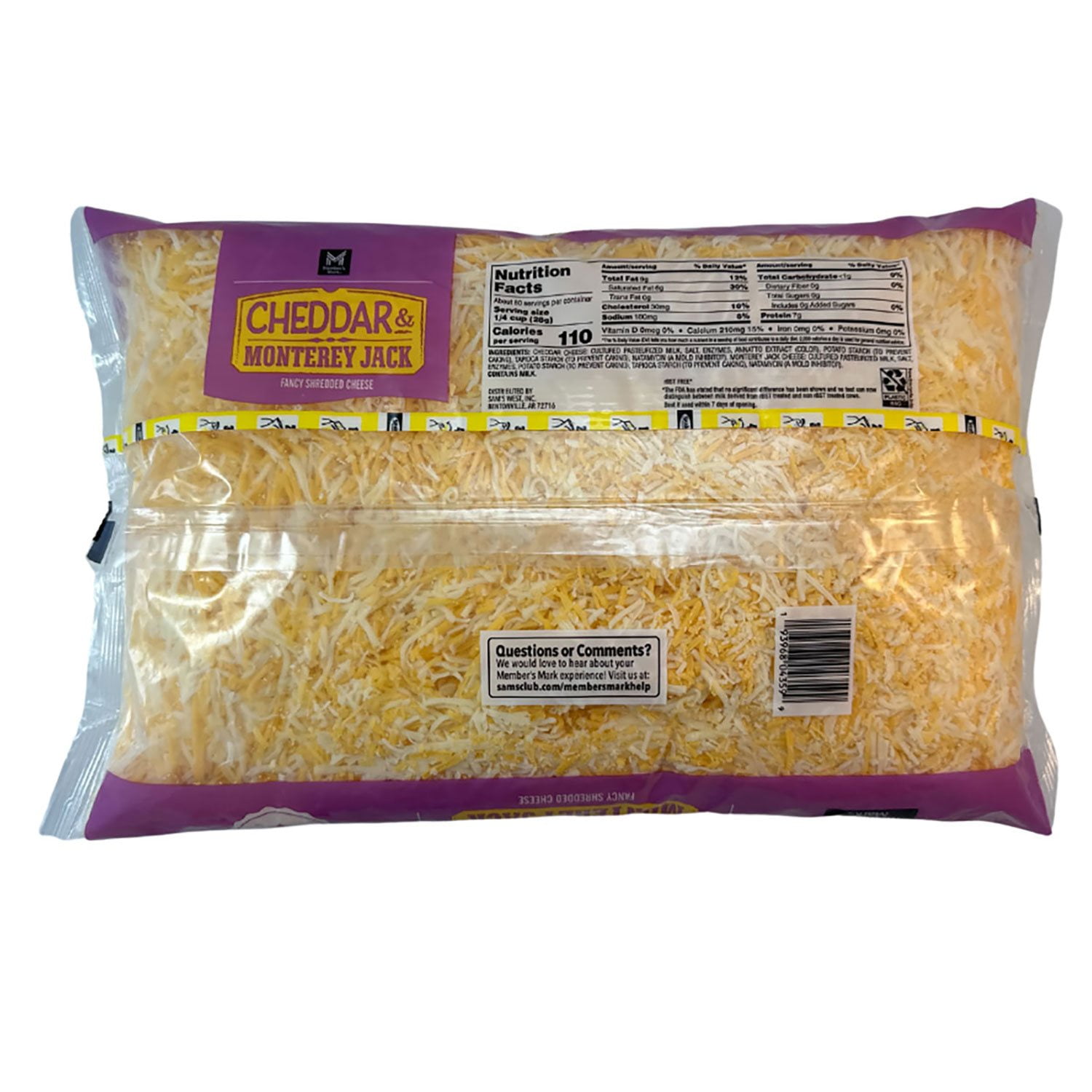 Member's Mark Fancy Shredded Yellow Cheddar and Monterey Jack