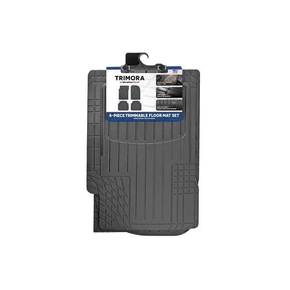 WeatherTech TRIMORA 4-pc Mats Black (Trim To Fit)