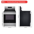 thumbnail image 4 of LG 6.3 cu. ft. Smart Wi-Fi Enabled Electric Range with Air Fry & EasyClean, 4 of 15