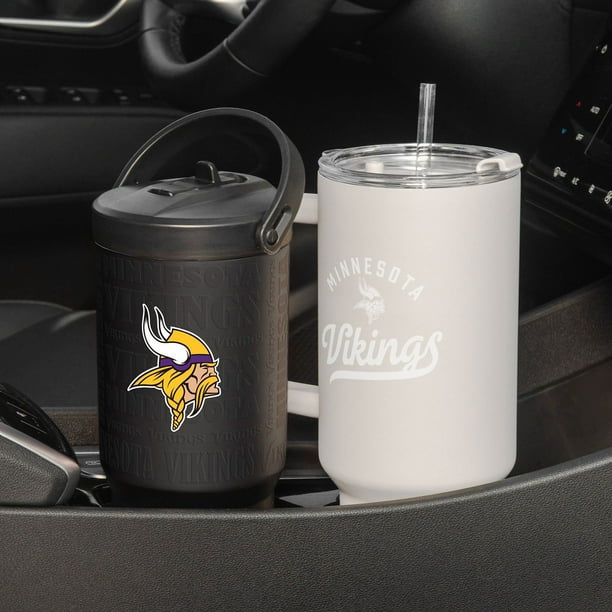 Logo Brands Minnesota Vikings Stainless Steel Tumbler Set