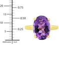 thumbnail image 4 of Solitaire Oval Gemstone Ring in 14K Gold, 4 of 6