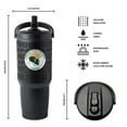 thumbnail image 3 of Logo Brands Norfolk State Spartans Stainless Steel Tumbler Set, 3 of 7
