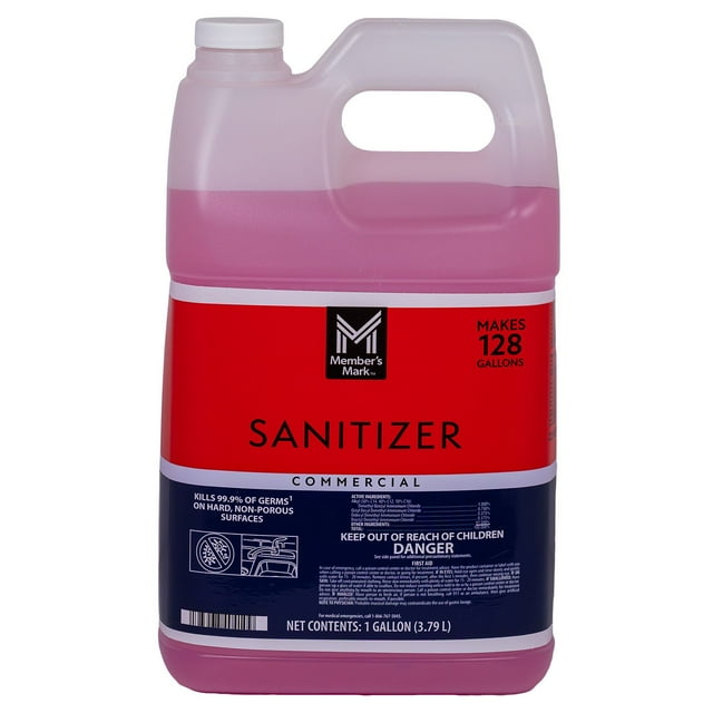 Member's Mark Commercial Sanitizer, 1 Gallon Jugs
