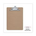 thumbnail image 5 of Universal Hardboard Clipboard, 1.25" Clip Capacity, Brown, 3/Pack, Various Sizes, 5 of 7