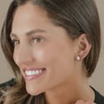 thumbnail image 5 of Lab Created Diamond Earrings in 14K Gold, 5 of 7