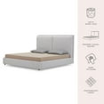 thumbnail image 2 of details by Becki Owens Harper Upholstered Bed Frame, Assorted Colors & Sizes, 2 of 13