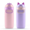 thumbnail image 6 of Ello Ellies 2-Pack 12oz Kids Stainless Steel Vacuum Insulated Water Bottle with Straw & Leak-Proof Lid, 6 of 6