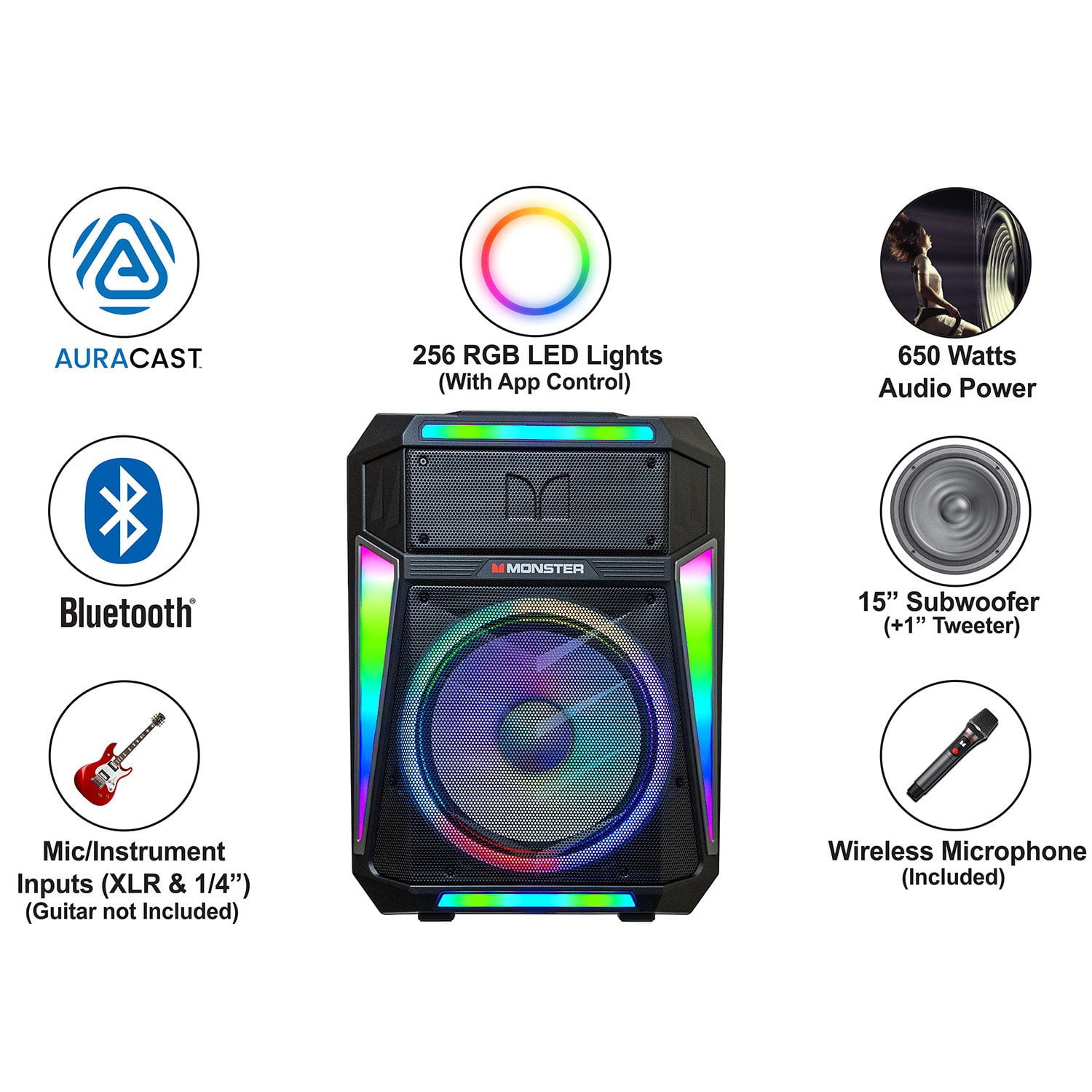 Monster Z6 All-in-One PA Bluetooth Speaker System - Samsclub.com
